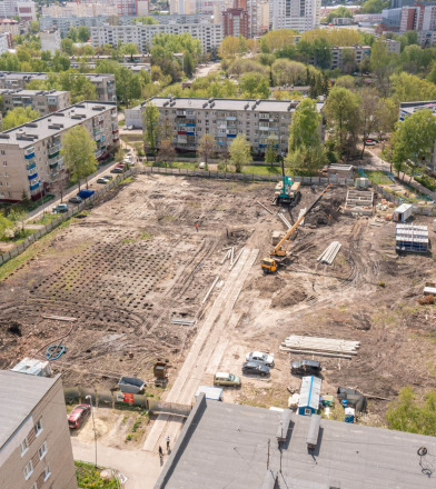 Ход строительства: 28 апреля 2023 года