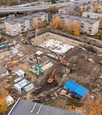 Ход строительства: 25 октября 2023 года